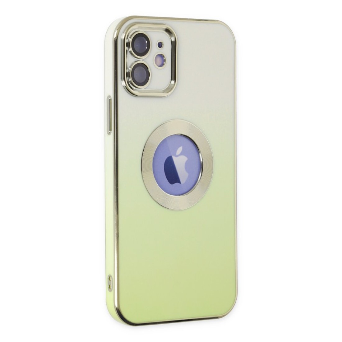 iPhone 12 Kılıf Best Silikon - Yeşil