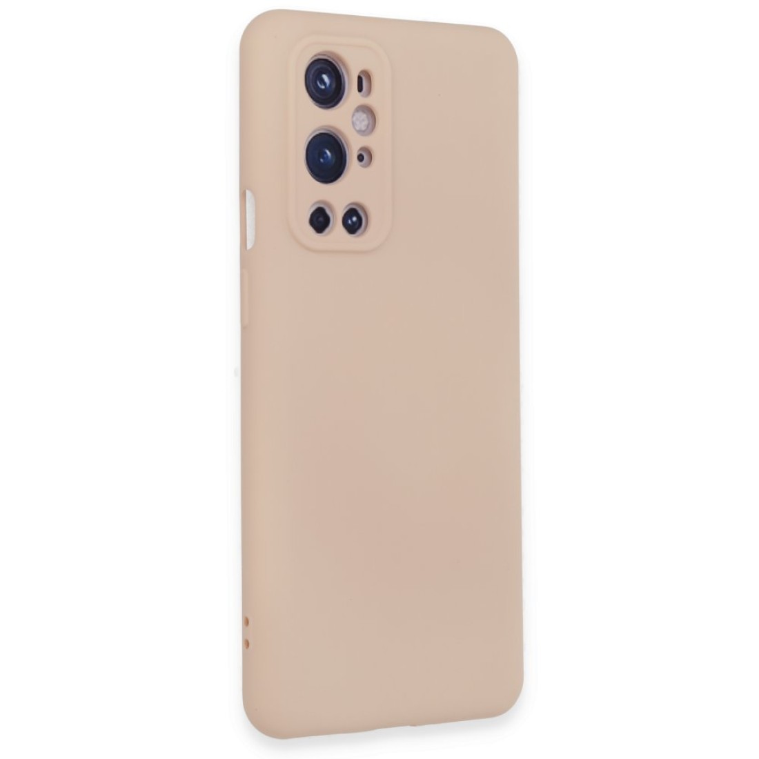  One Plus 9 Pro Kılıf Nano içi Kadife Silikon - Pudra
