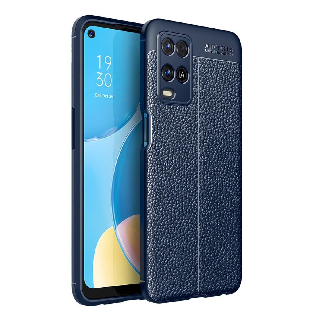  Oppo A54 4G Kılıf Auto Focus Kapak - Lacivert