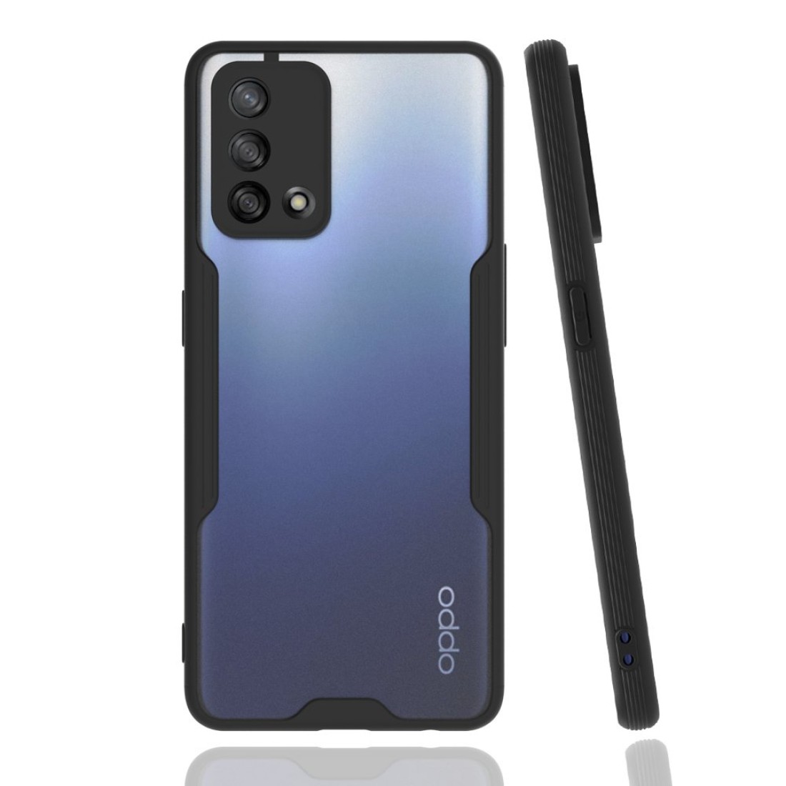  Oppo A74 4G Kılıf Platin Silikon - Siyah