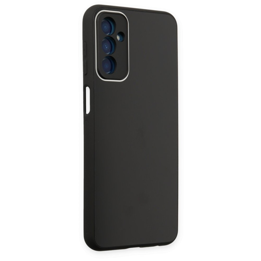  Samsung Galaxy M13 Kılıf Glass Kapak - Siyah