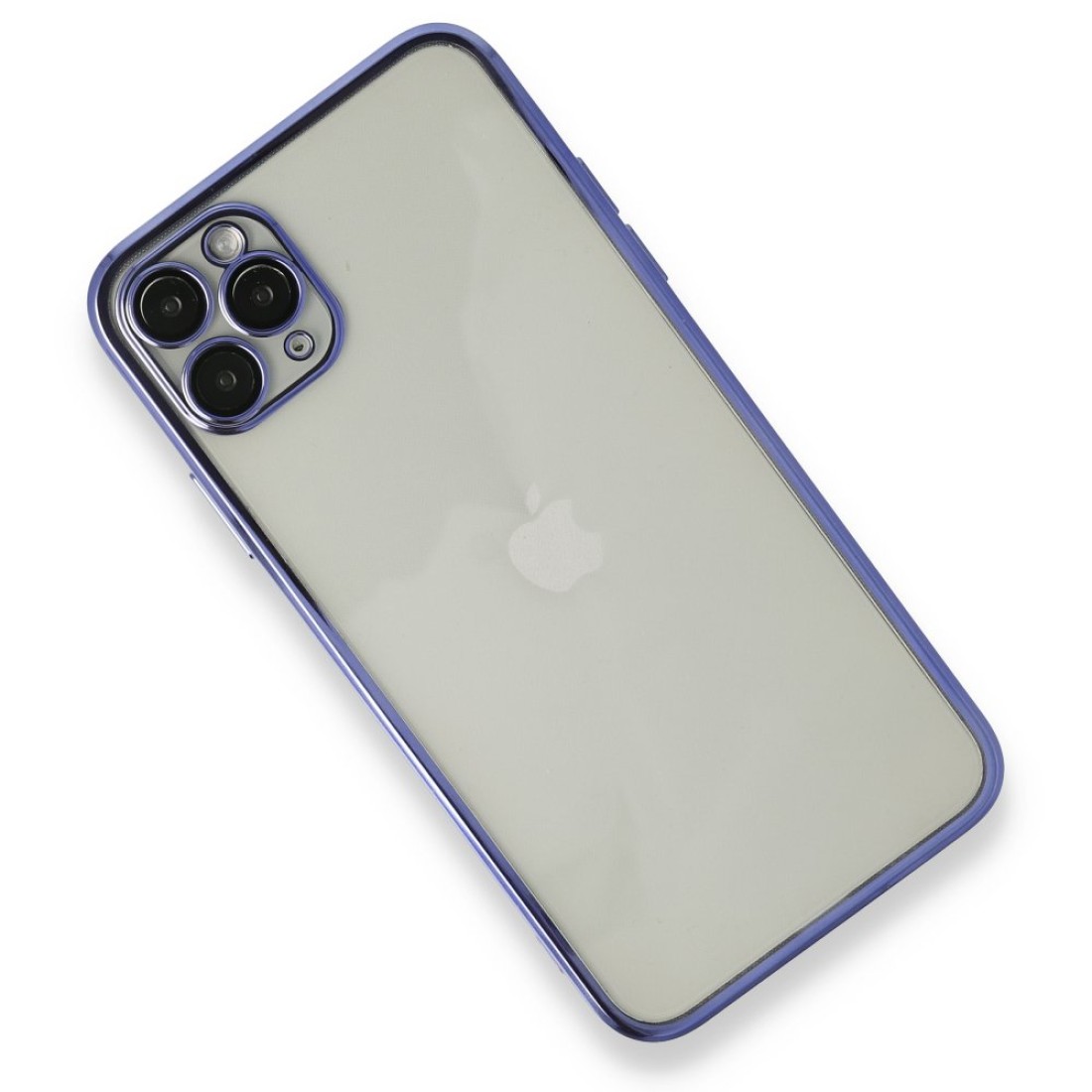  iPhone 11 Pro Kılıf Razer Lensli Silikon - Mor