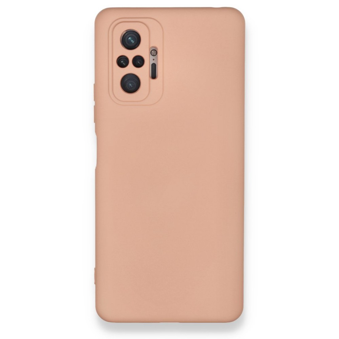 Xiaomi Redmi Note 10 Pro Kılıf Nano içi Kadife Silikon - Pudra