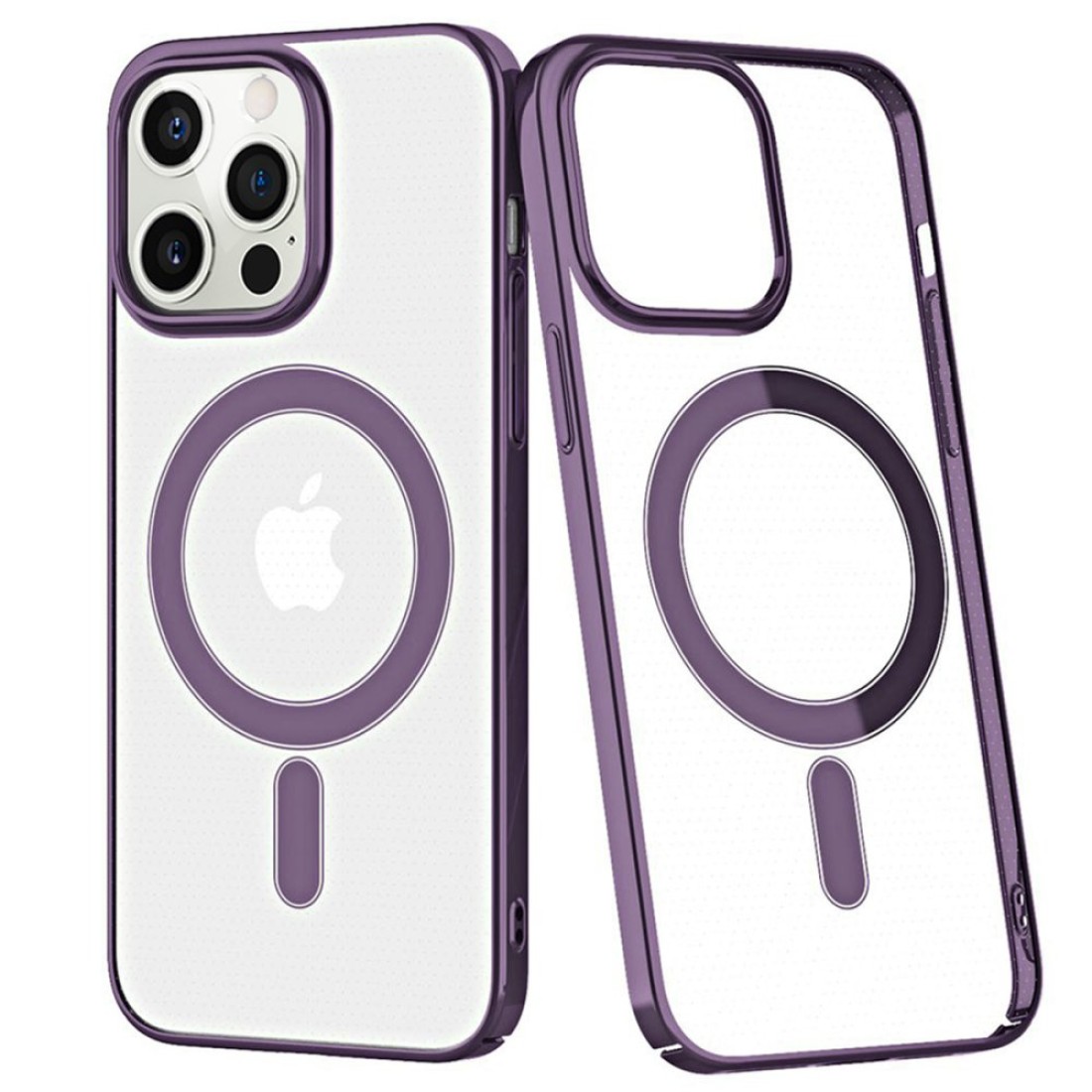  iPhone 13 Pro Max Kılıf Element Magneticsafe Sert Kapak - Derin Mor