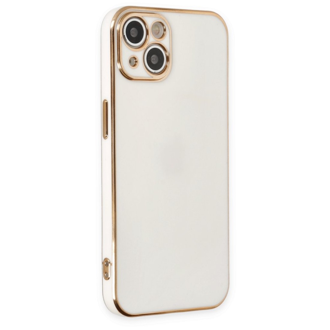  iPhone 14 Plus Kılıf Volet Silikon - Beyaz