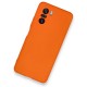  Xiaomi Redmi K40 Kılıf Nano içi Kadife Silikon - Turuncu