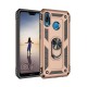  Huawei P20 Lite Kılıf Sofya Yüzüklü Silikon Kapak - Gold