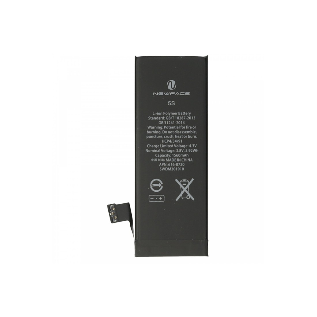  iPhone 5S Uyumlu Batarya (1570mAh)