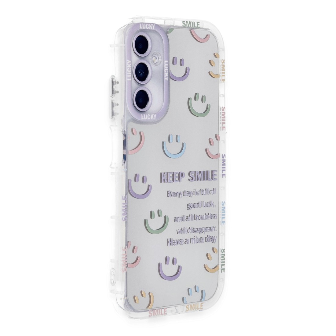  Samsung Galaxy A05S Kılıf Reflexion Desenli Kapak - Desen 2