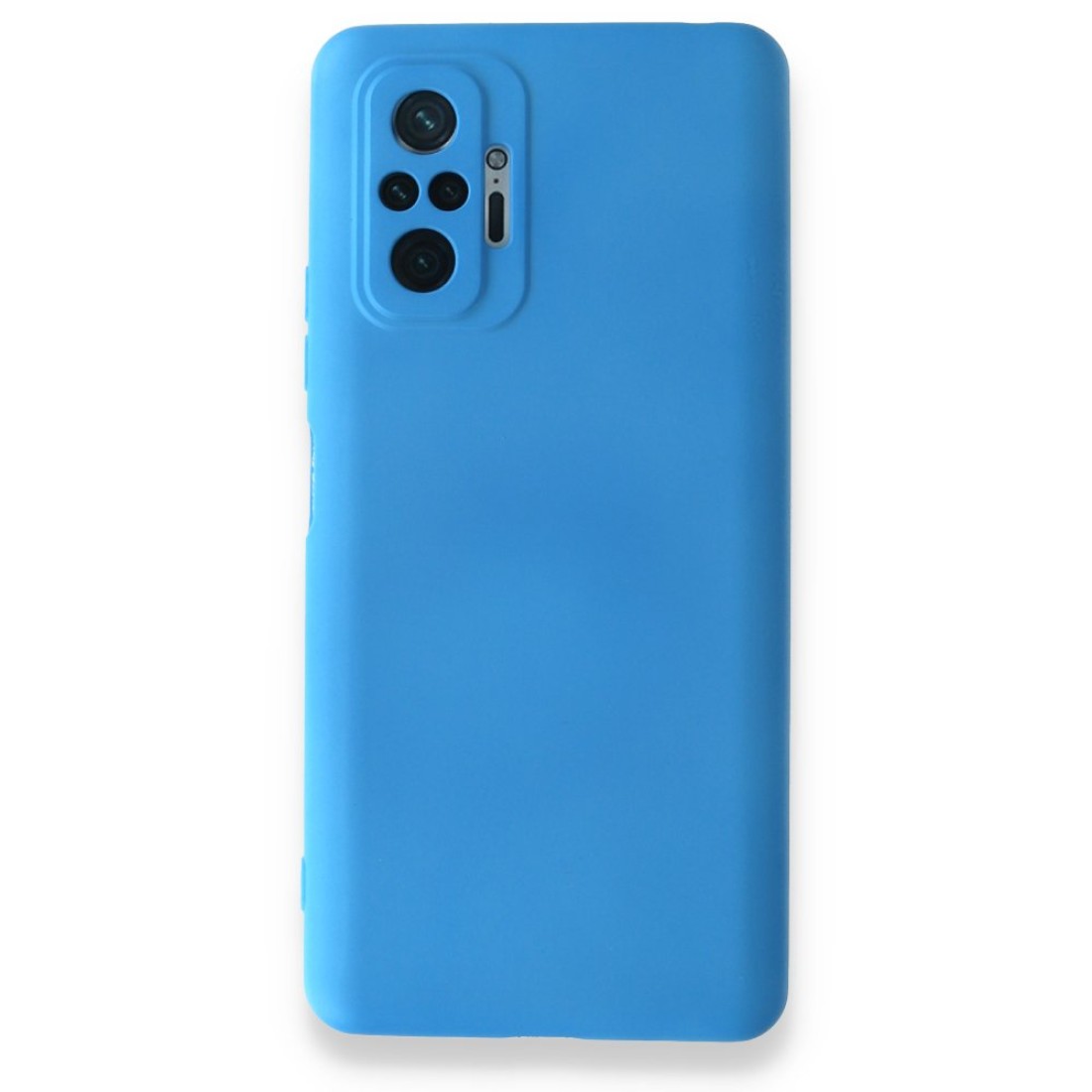  Xiaomi Redmi Note 10 Pro Kılıf Nano içi Kadife Silikon - Mavi