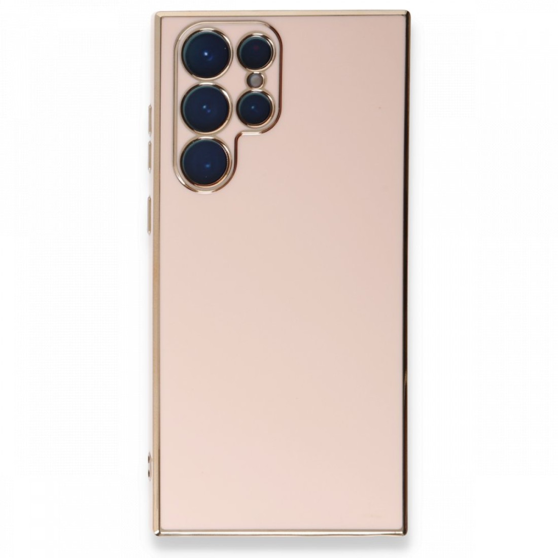  Samsung Galaxy S22 Ultra Kılıf Volet Silikon - Pembe