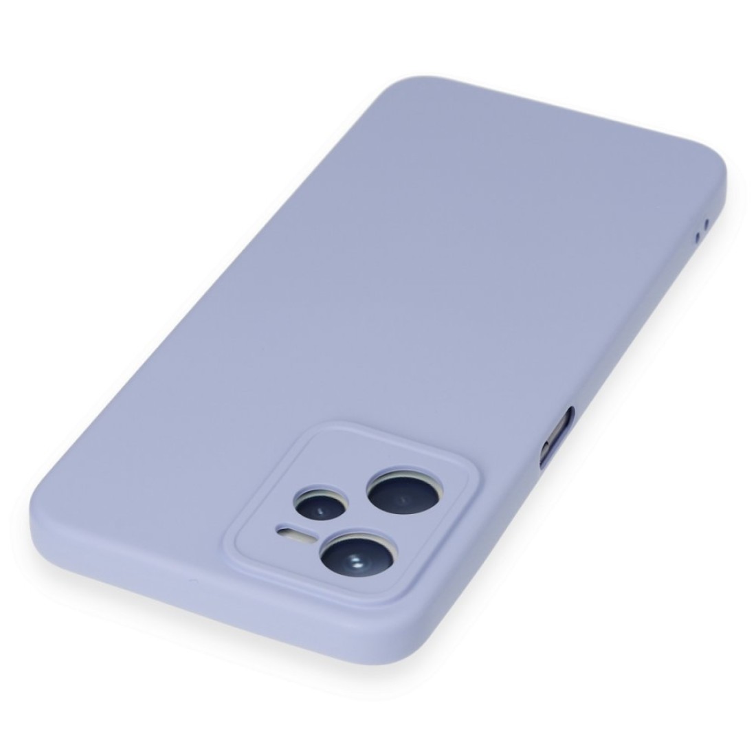  Realme C35 Kılıf Nano içi Kadife Silikon - Lila