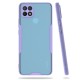  Oppo A15 Kılıf Platin Silikon - Lila