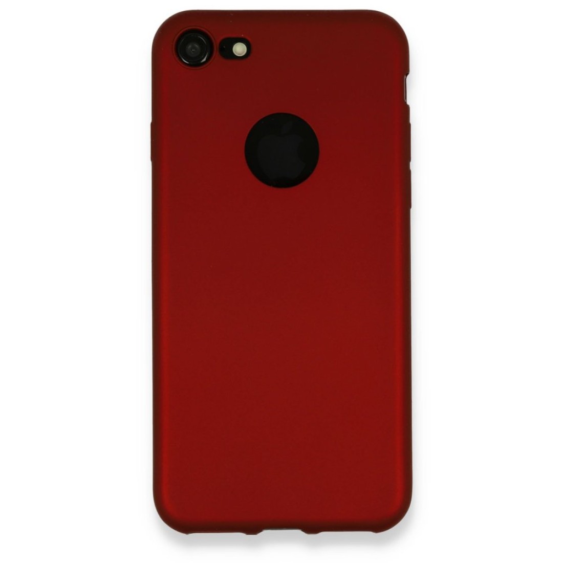  iPhone SE 2020 Kılıf First Silikon - Bordo