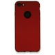  iPhone SE 2020 Kılıf First Silikon - Bordo