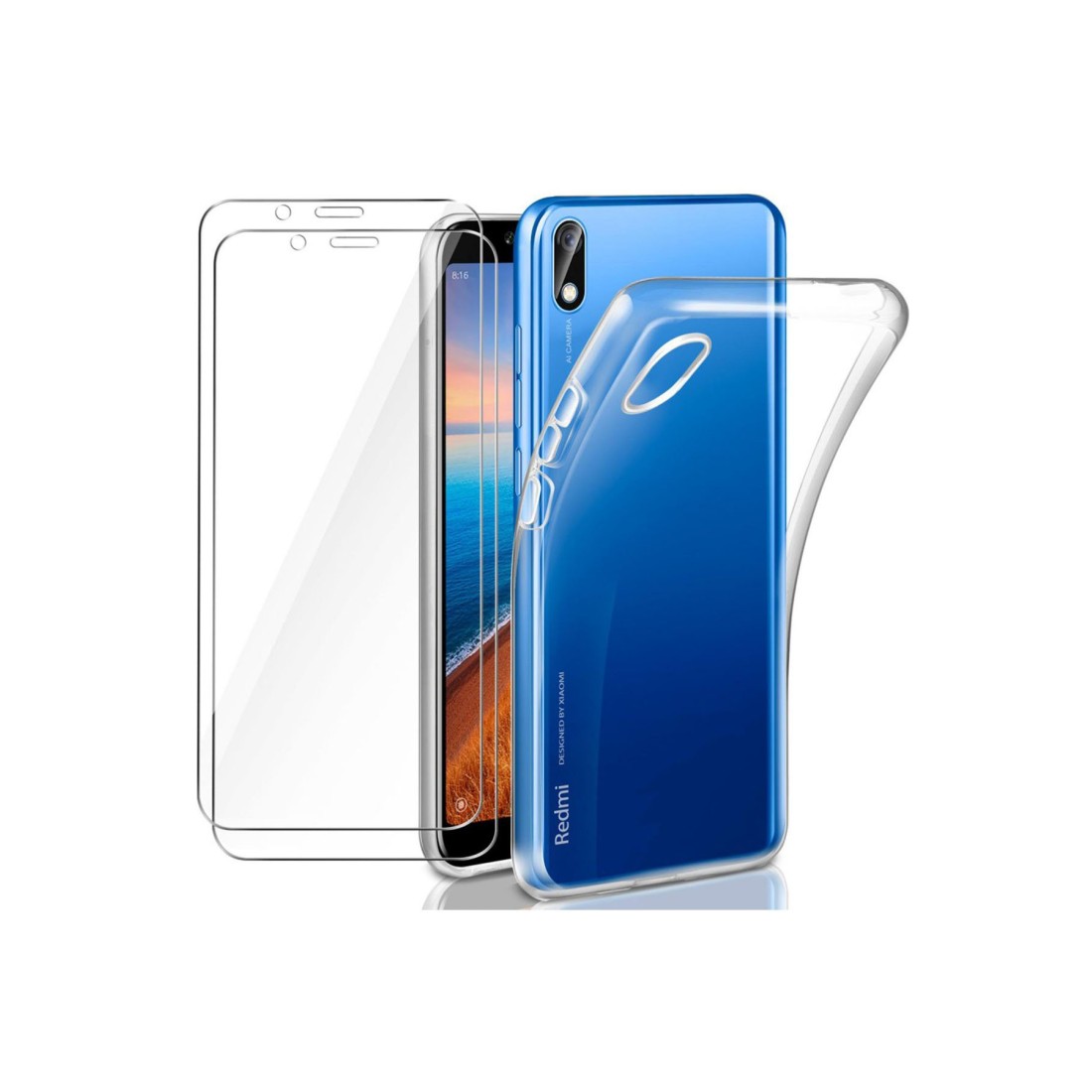  Xiaomi Redmi 7A Kılıf Lüx Şeffaf Silikon