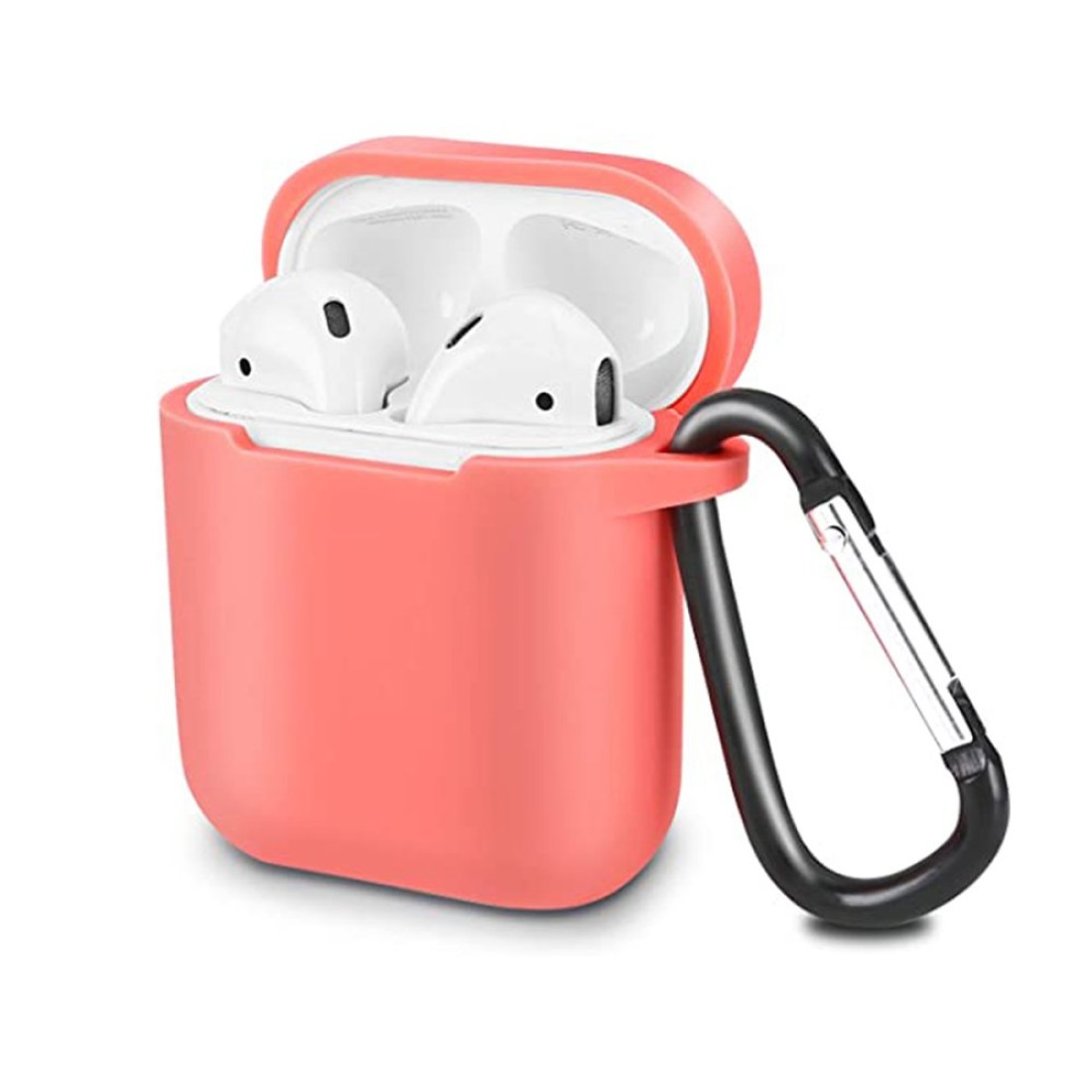  Airpods 2 (2.nesil) Sert Silikon Kılıf - Fuşya