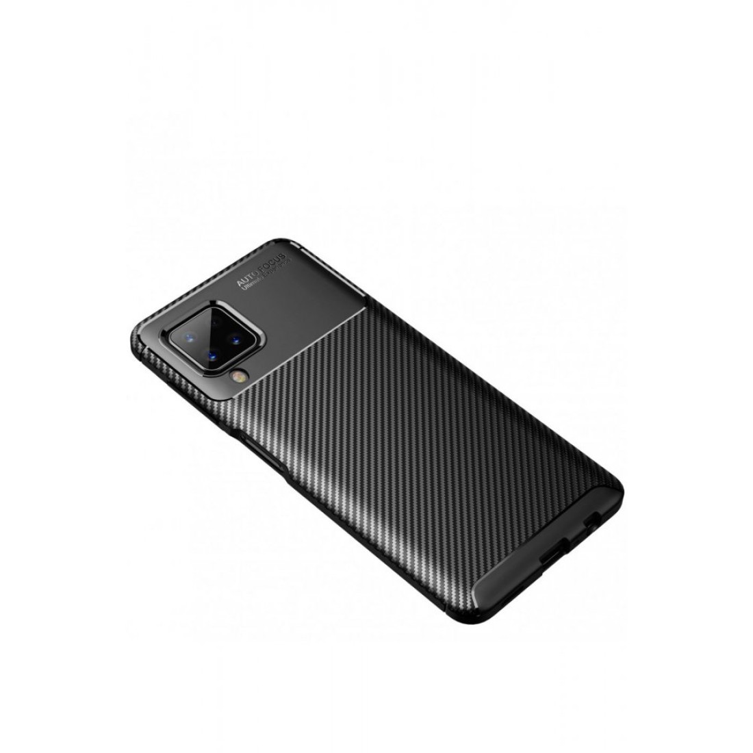 Samsung Galaxy M32 Kılıf Auto Focus Karbon Kapak - Siyah Samsung Galaxy M32 Kılıf Auto Focus Karbon Kapak - Siyah