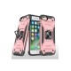 iPhone SE 2020 Kılıf Zegna Yüzüklü Silikon Kapak - Rose iPhone SE 2020 Kılıf Zegna Yüzüklü Silikon Kapak - Rose