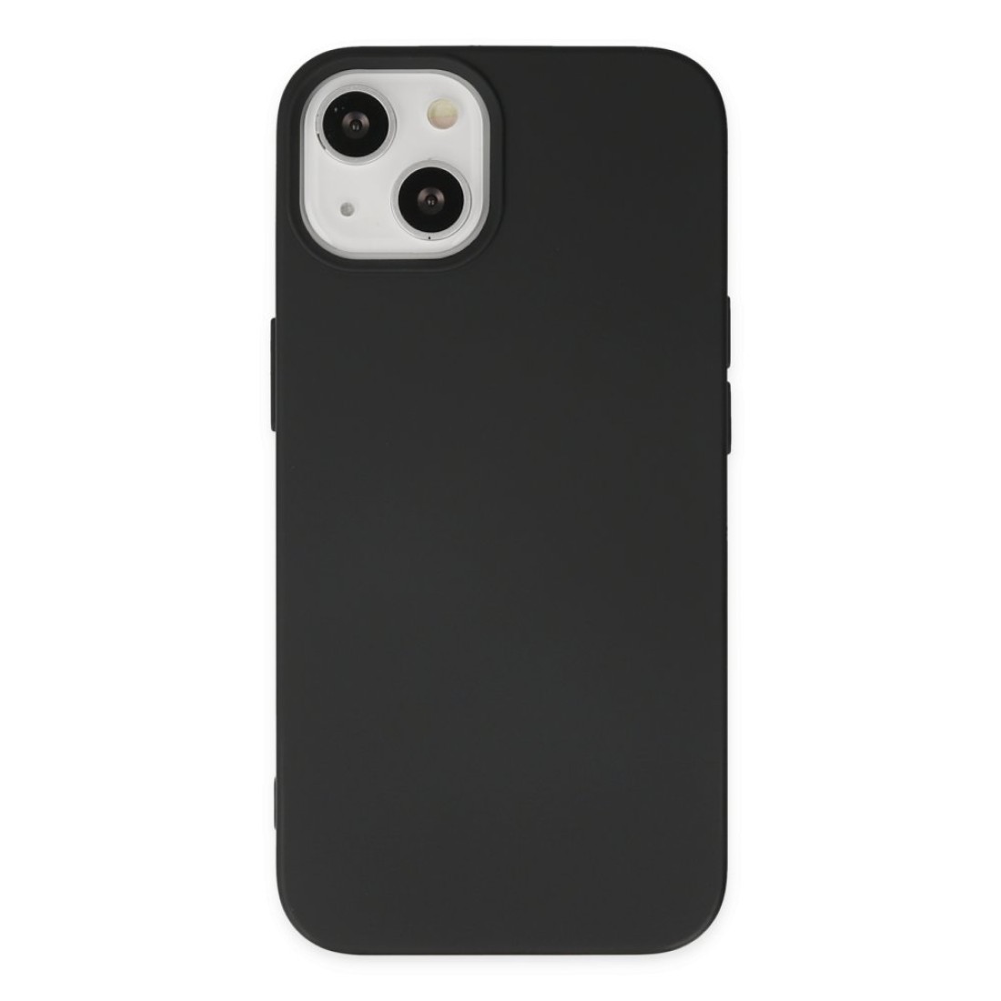  iPhone 14 Plus Kılıf Nano içi Kadife Silikon - Siyah