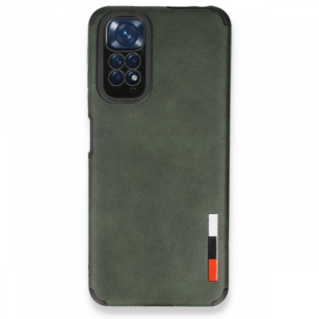  Xiaomi Redmi Note 11 Kılıf Loop Deri Silikon - Yeşil