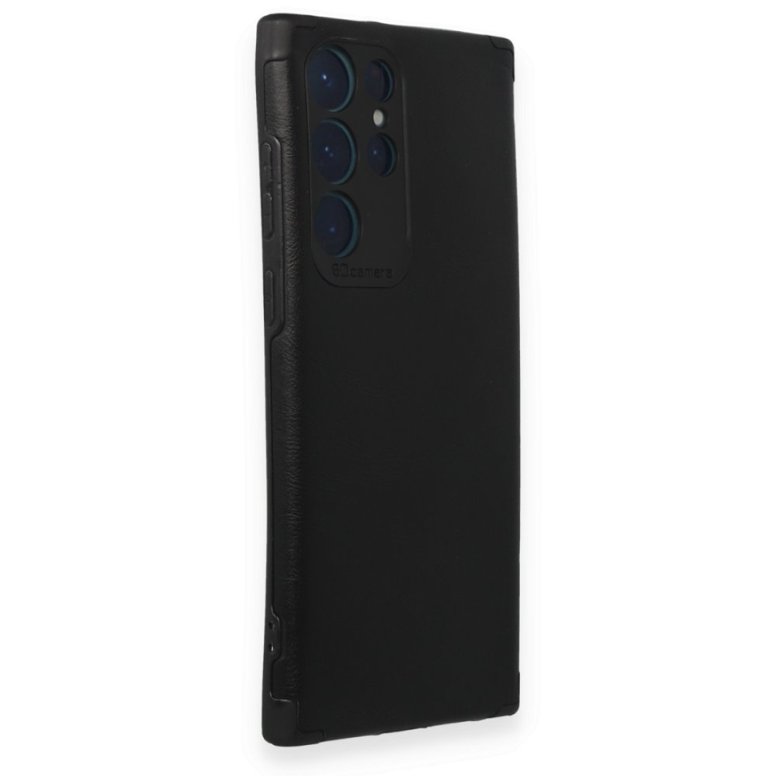  Samsung Galaxy S22 Ultra Kılıf Loop Deri Silikon - Siyah