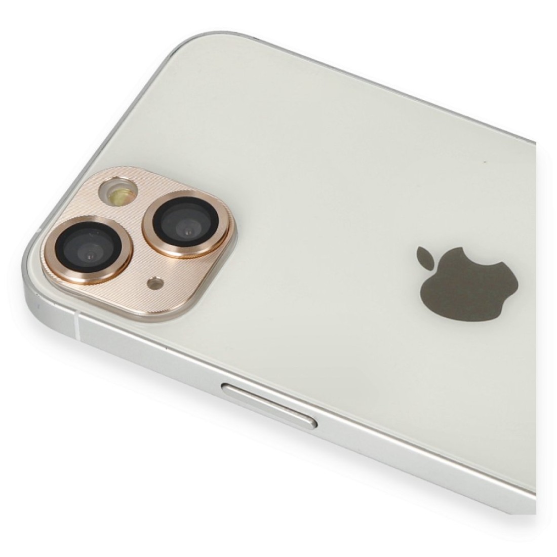  iPhone 13 Mini Pers Alüminyum Kamera Lens - Gold