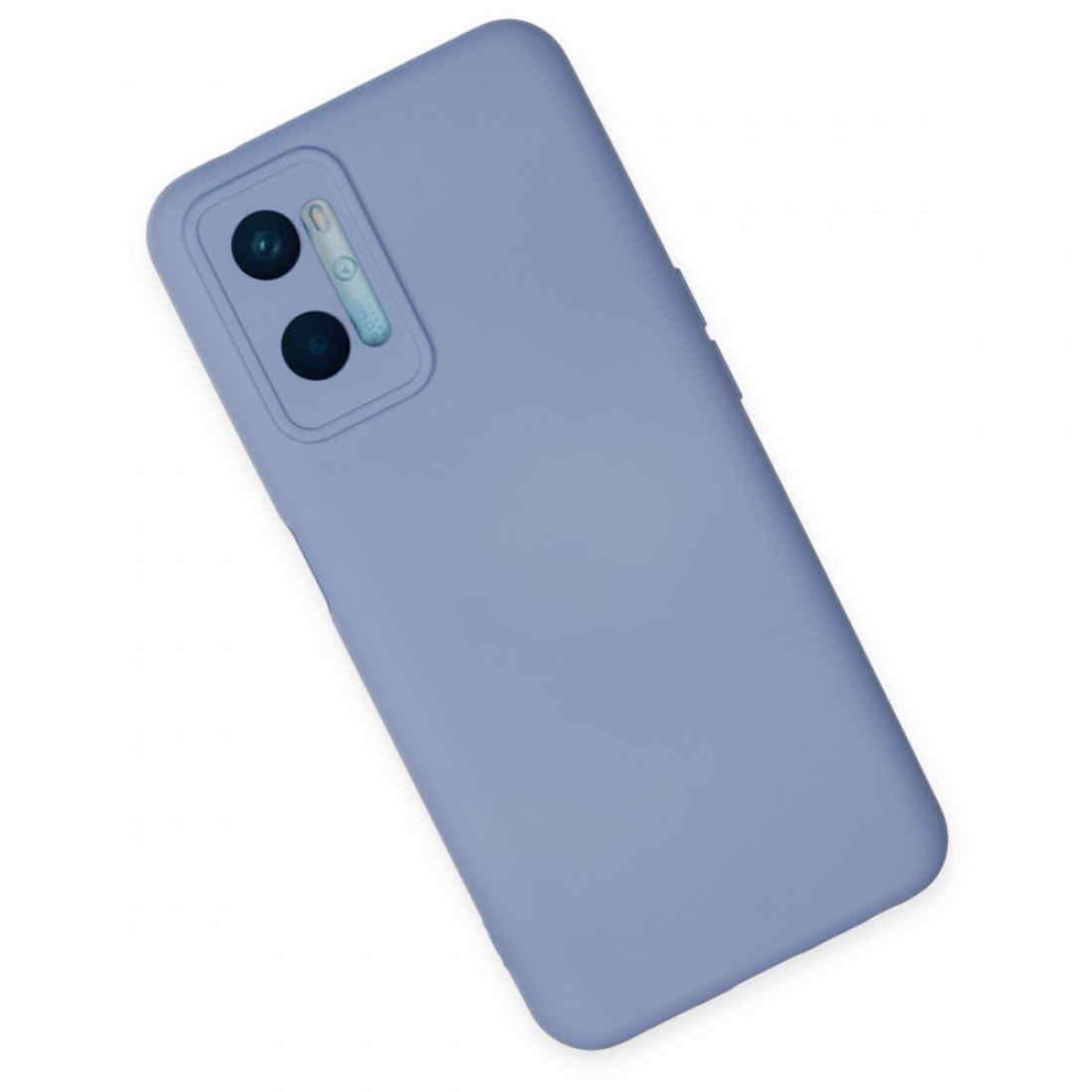 Oppo A96 Kılıf Nano içi Kadife Silikon - Lila Oppo A96 Kılıf Nano içi Kadife Silikon - Lila
