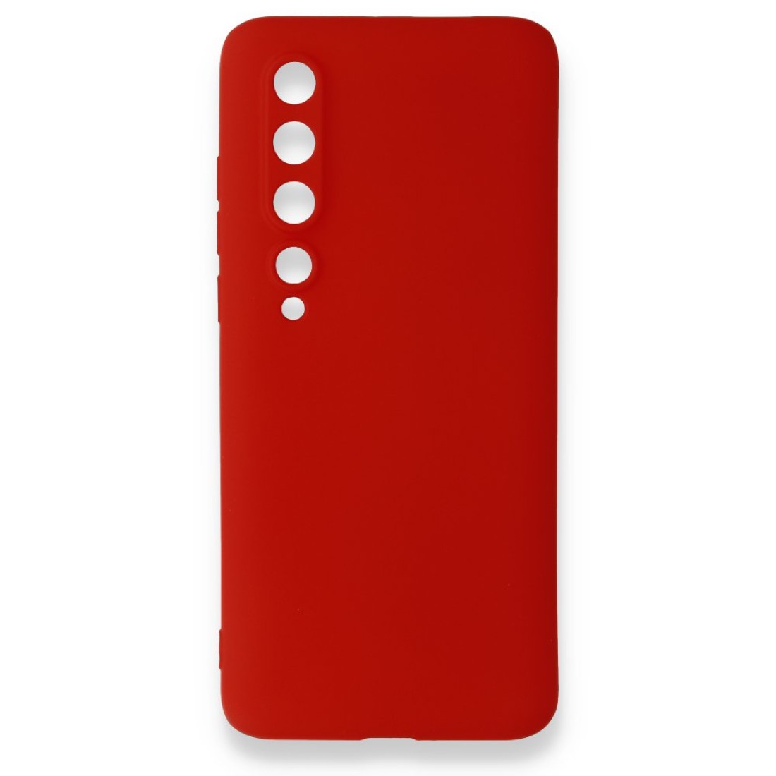  Xiaomi Mi 10 Kılıf First Silikon - Kırmızı