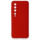 Xiaomi Mi 10 Kılıf First Silikon - Kırmızı Xiaomi Mi 10 Kılıf First Silikon - Kırmızı