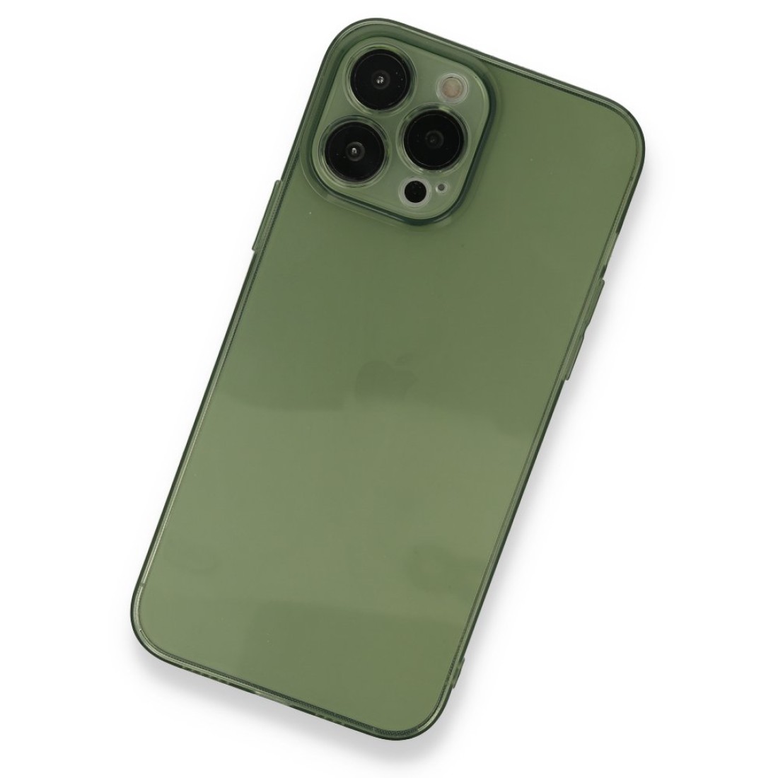 iPhone 13 Pro Max Kılıf Fly Lens Silikon - Yeşil iPhone 13 Pro Max Kılıf Fly Lens Silikon - Yeşil