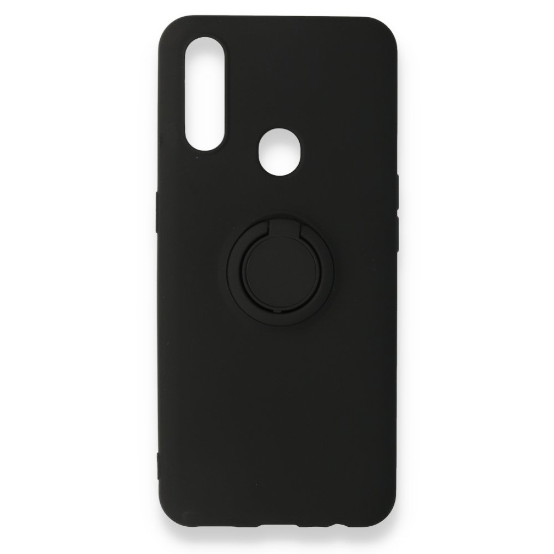  Oppo A31 Kılıf Viktor Yüzüklü Silikon - Siyah