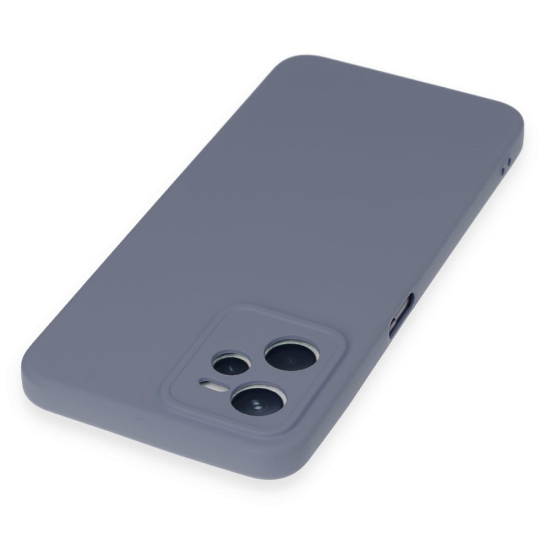  Realme C35 Kılıf Nano içi Kadife Silikon - Gri