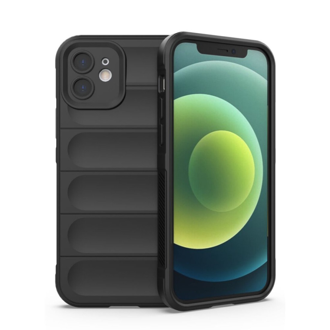  iPhone 12 Kılıf Optimum Silikon - Siyah