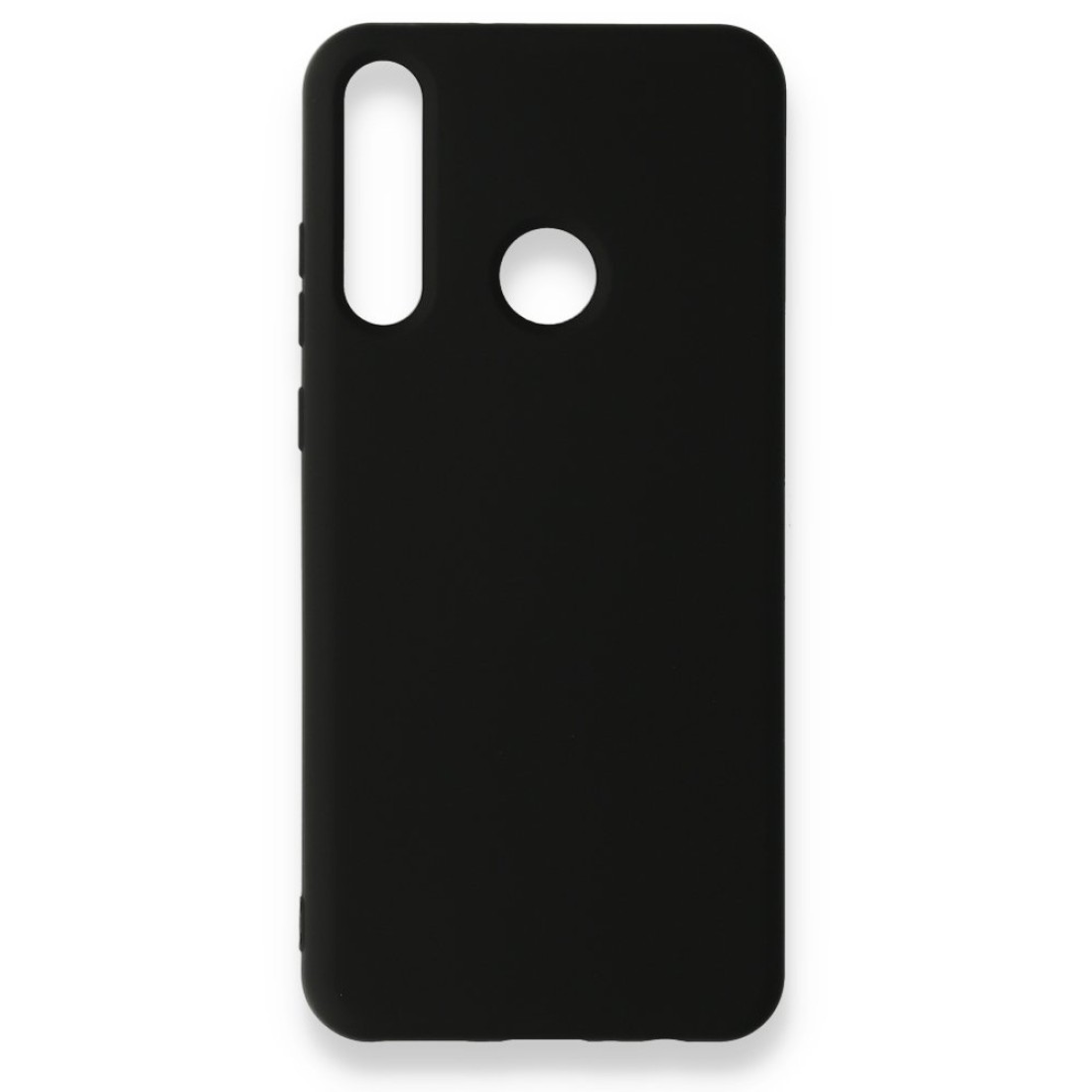  Huawei Y6P Kılıf Nano içi Kadife Silikon - Siyah