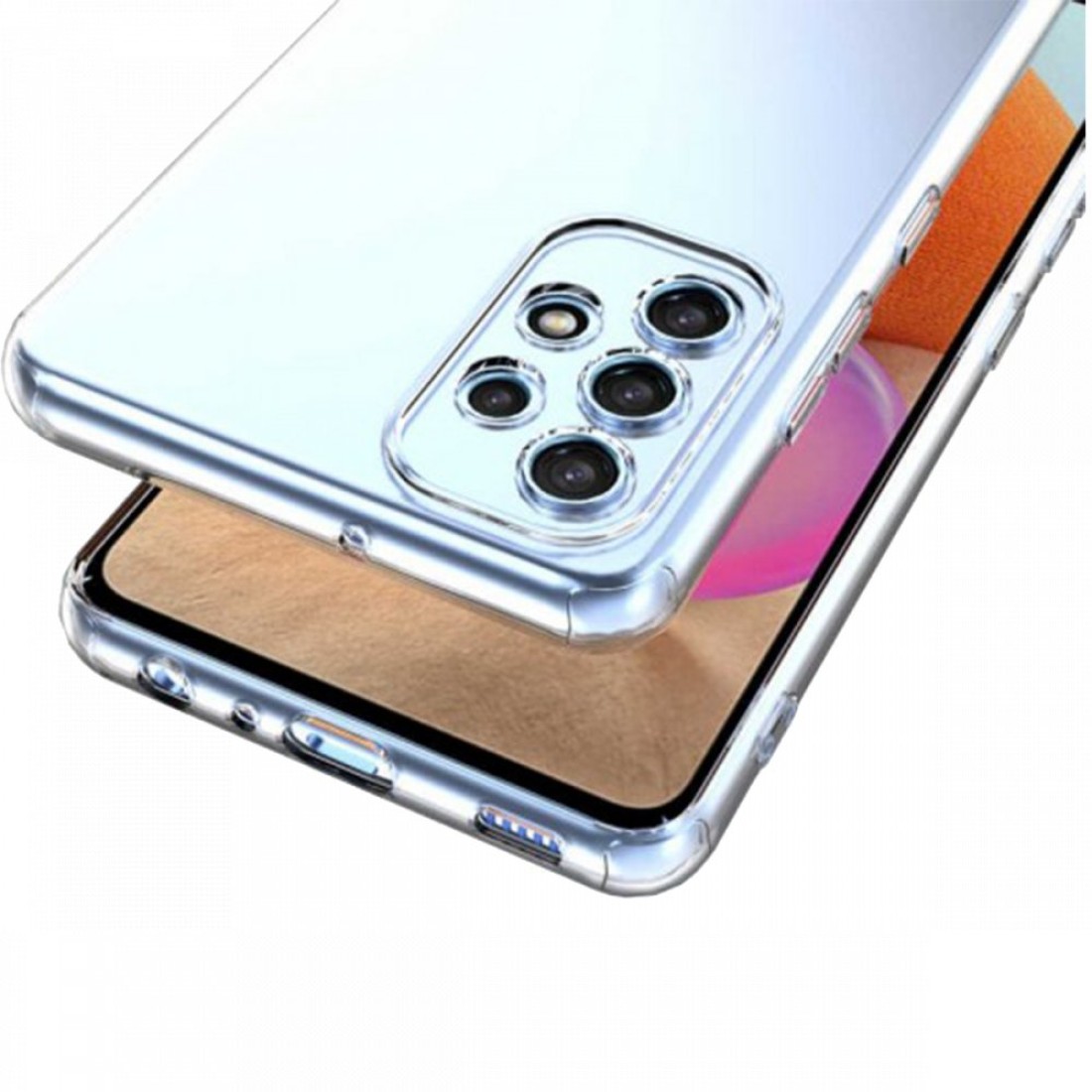  Samsung Galaxy A73 5G Kılıf Lüx Şeffaf Silikon