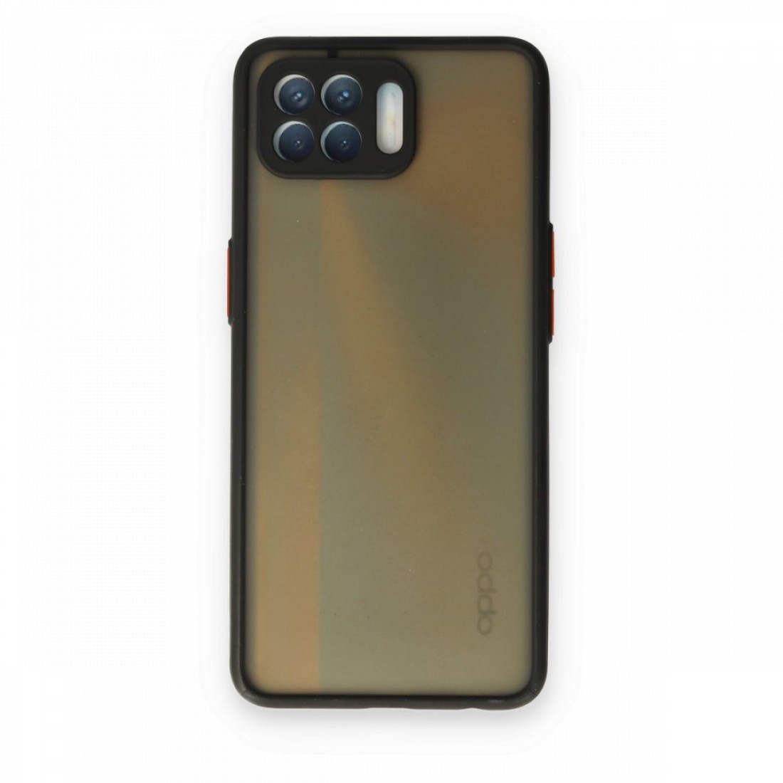  Oppo Reno 4 Lite Kılıf Montreal Silikon Kapak - Siyah