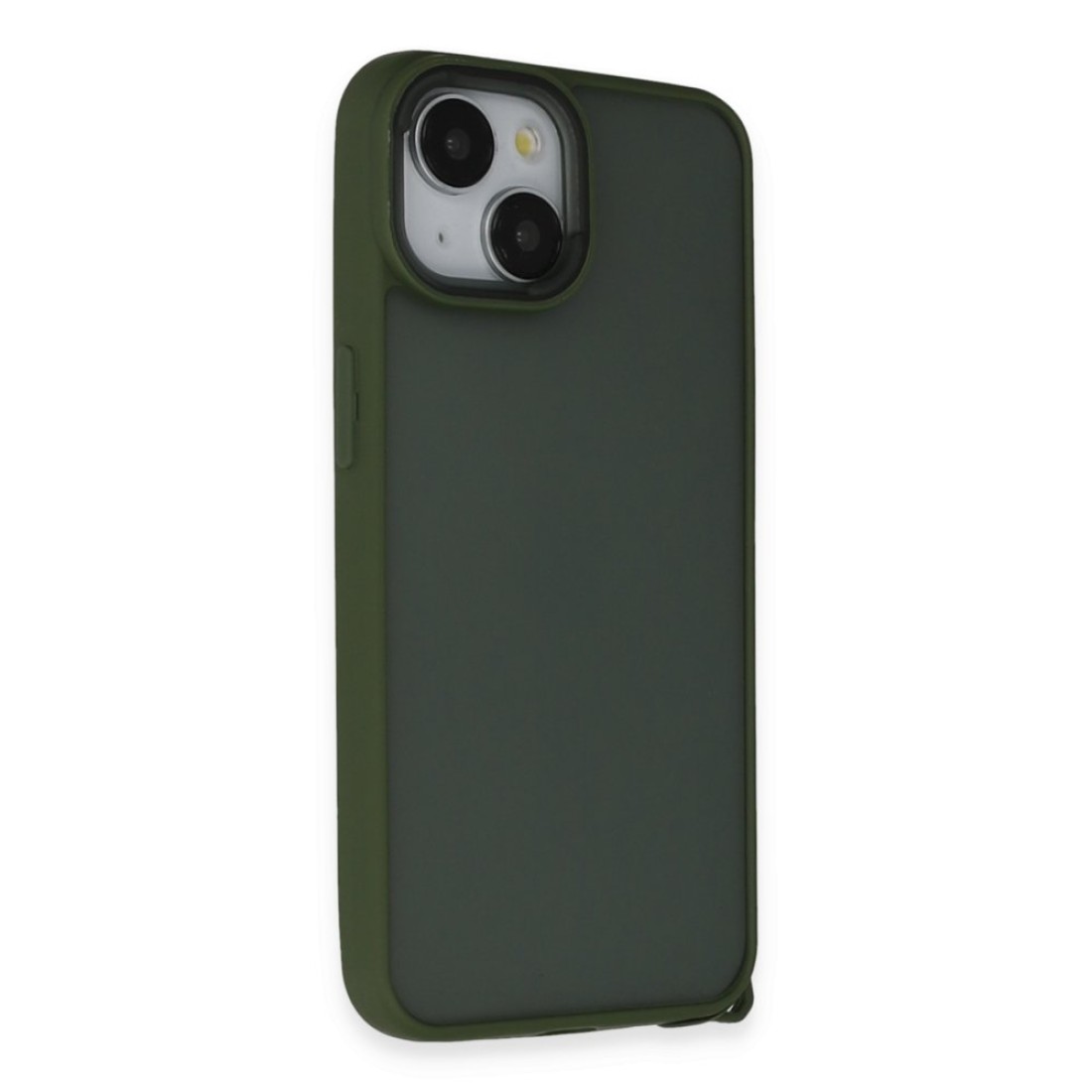  iPhone 15 Kılıf Elegant Kapak - Yeşil