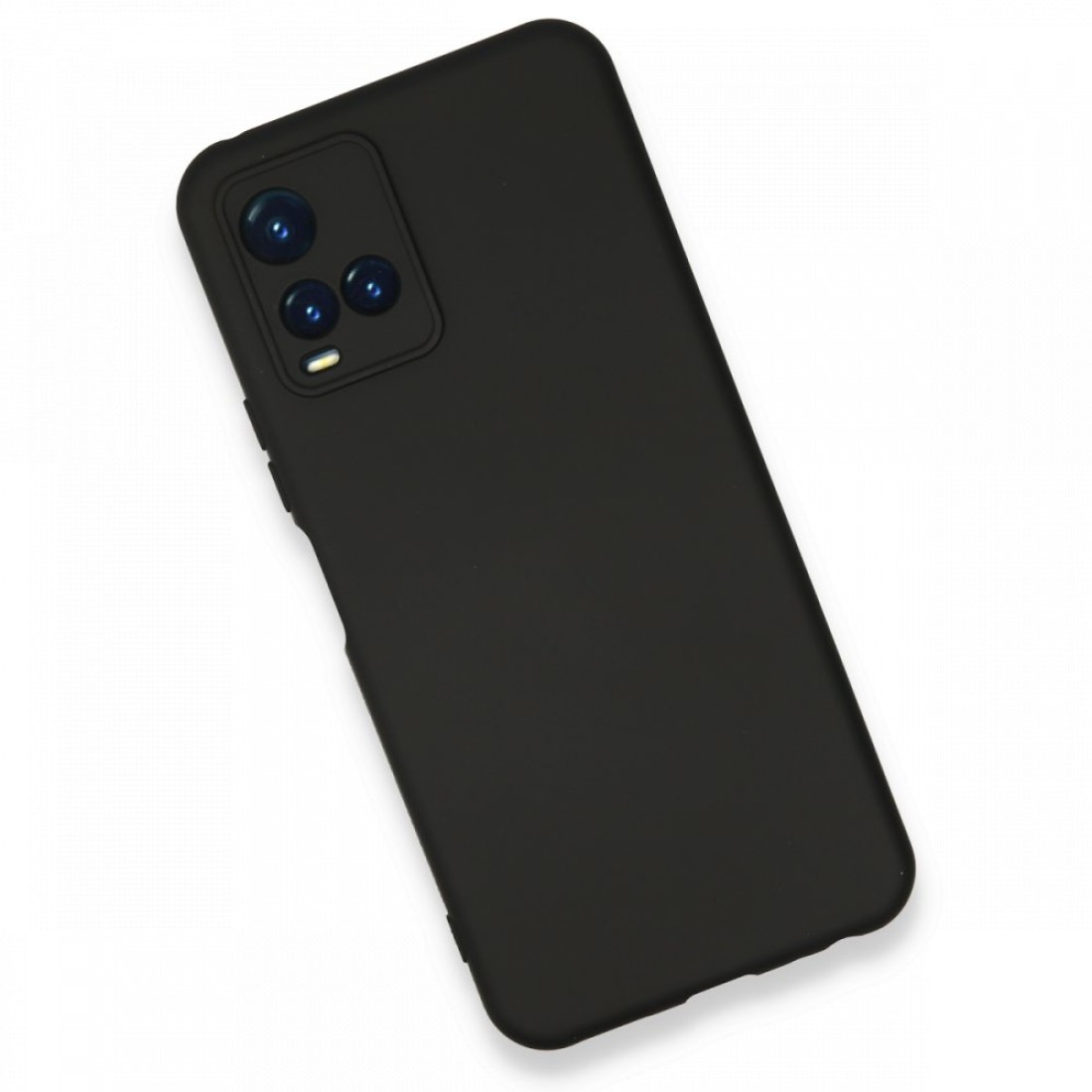 Vivo Y21S Kılıf Nano içi Kadife Silikon - Siyah Vivo Y21S Kılıf Nano içi Kadife Silikon - Siyah