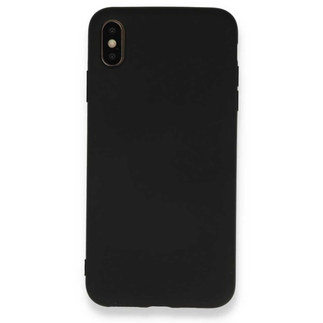  iPhone XS Max Kılıf Nano içi Kadife Silikon - Siyah