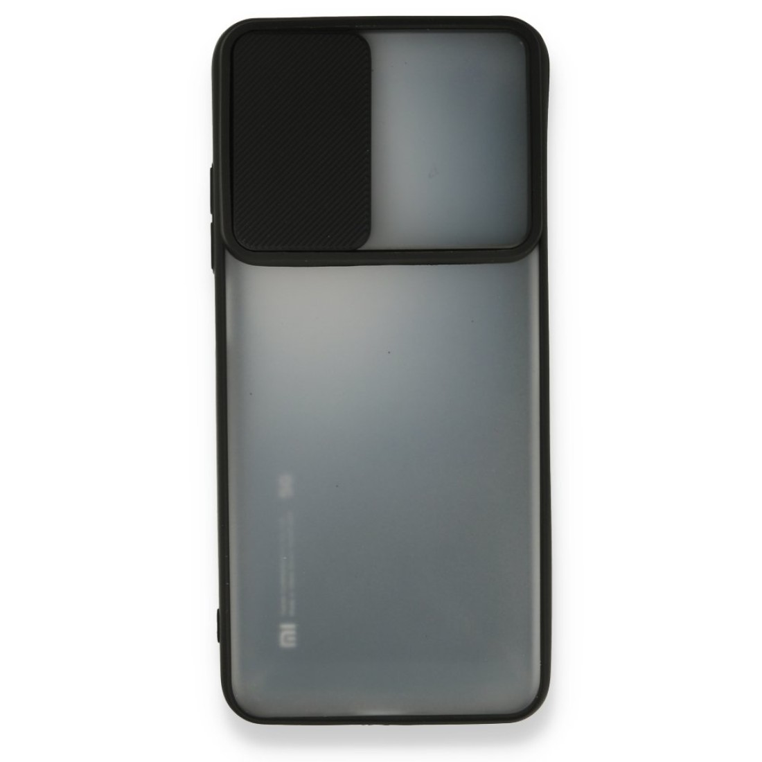  Xiaomi Mi 10T Pro Kılıf Palm Buzlu Kamera Sürgülü Silikon - Siyah