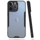  iPhone 14 Pro Kılıf Platin Silikon - Siyah