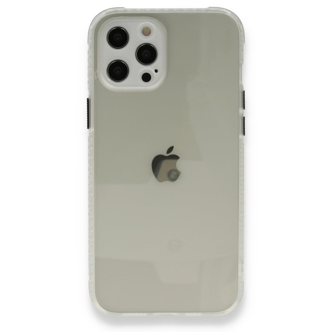  iPhone 12 Pro Kılıf Miami Şeffaf Silikon - Şeffaf