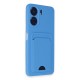Xiaomi Redmi 13C Kılıf Kelvin Kartvizitli Silikon - Mavi Xiaomi Redmi 13C Kılıf Kelvin Kartvizitli Silikon - Mavi