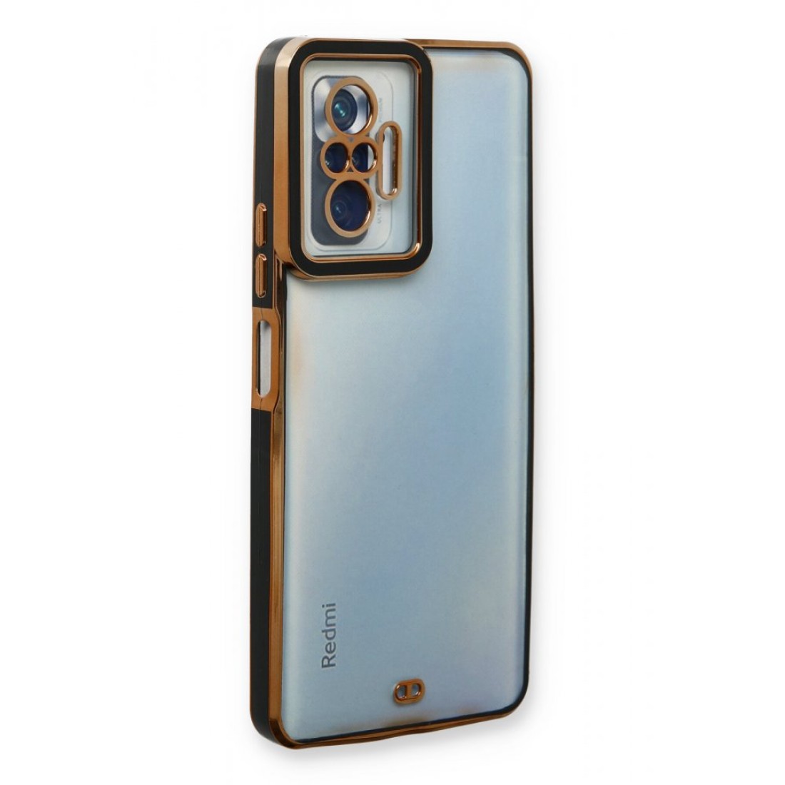  Xiaomi Redmi Note 10 Pro Kılıf Liva Lens Silikon - Siyah