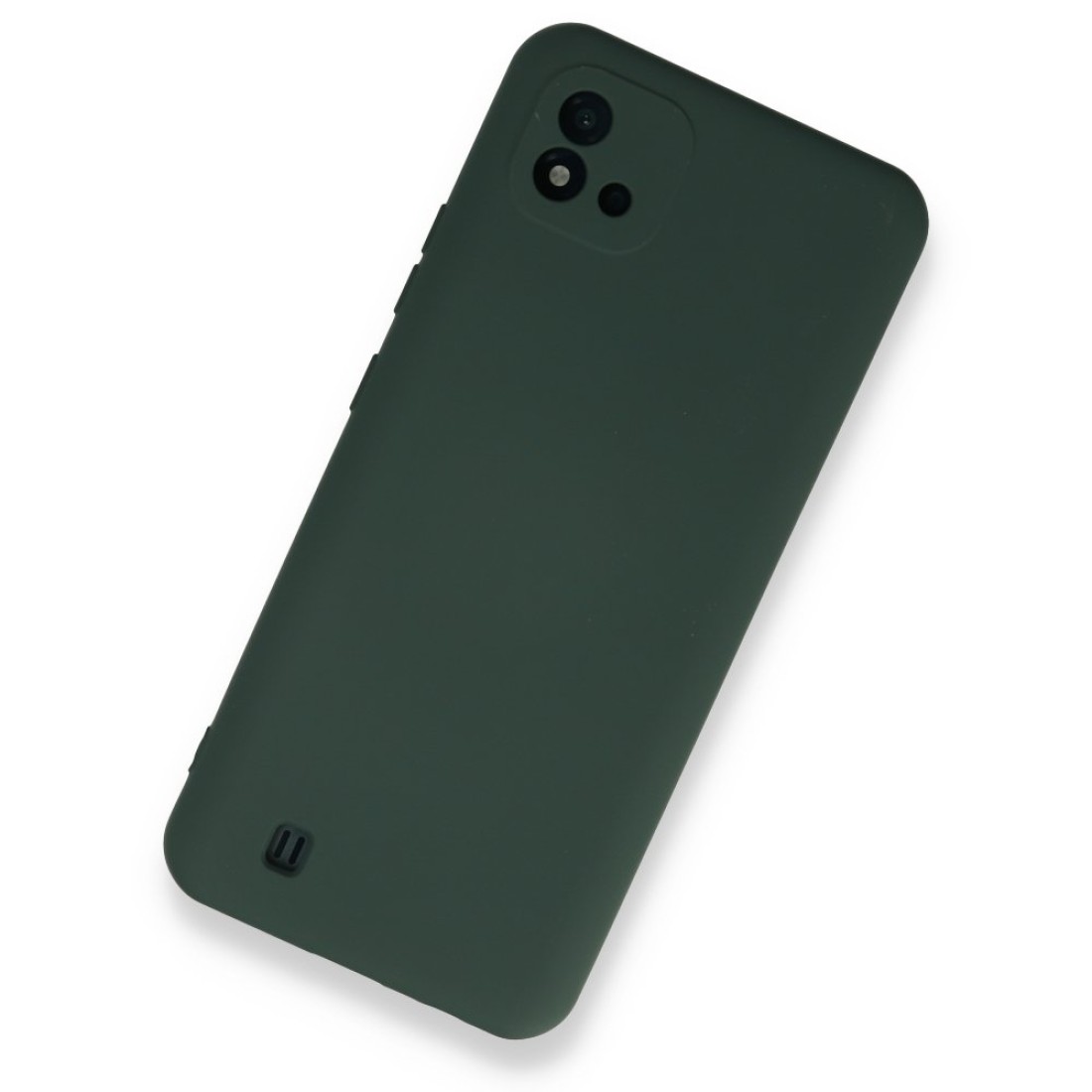 Realme C11 2021 Kılıf Nano içi Kadife Silikon - Koyu Yeşil Realme C11 2021 Kılıf Nano içi Kadife Silikon - Koyu Yeşil