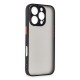  iPhone 16 Pro Max Kılıf Montreal Silikon Kapak - Siyah