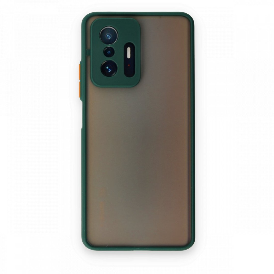  Xiaomi Mi 11T Kılıf Montreal Silikon Kapak - Yeşil