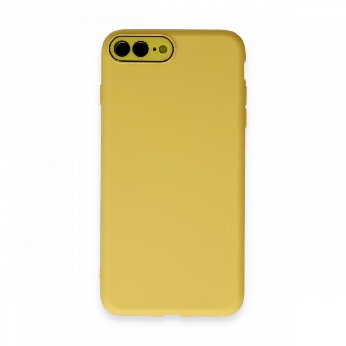  iPhone 7 Plus Kılıf Lansman Glass Kapak - Sarı