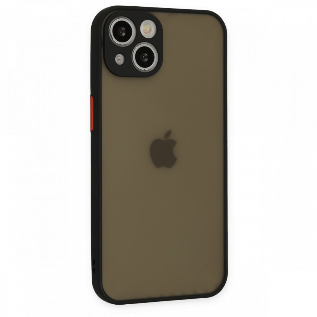  iPhone 13 Mini Kılıf Montreal Silikon Kapak - Siyah